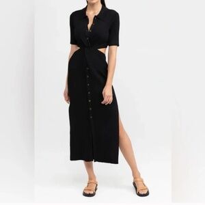 Significant Other Cut out Polo dress